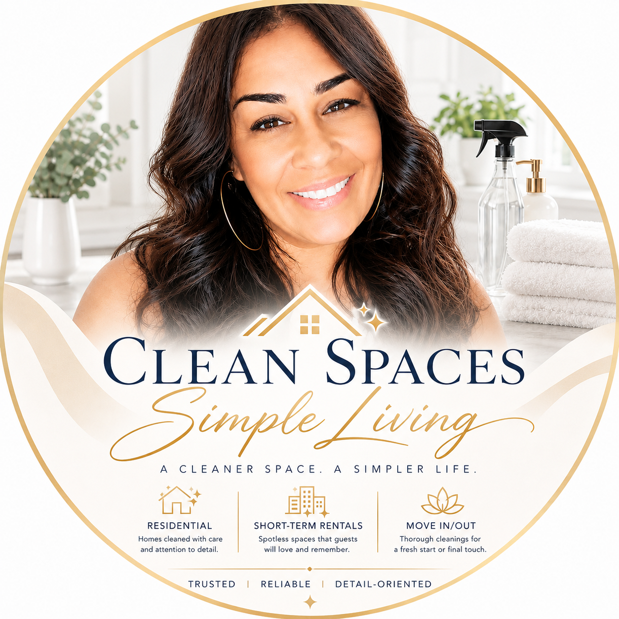 Jennifer, owner of Clean Spaces Simple Living